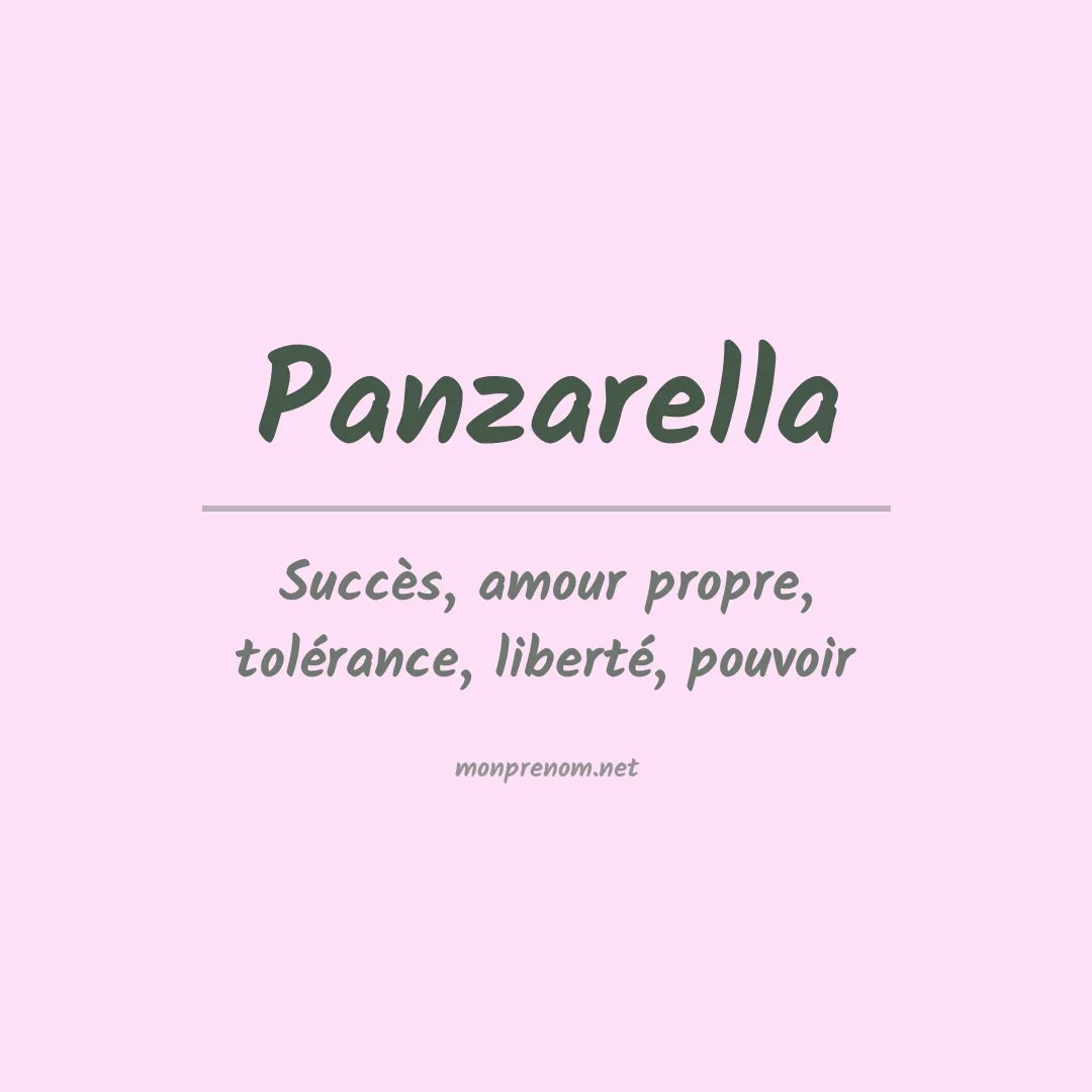 Prénom Panzarella