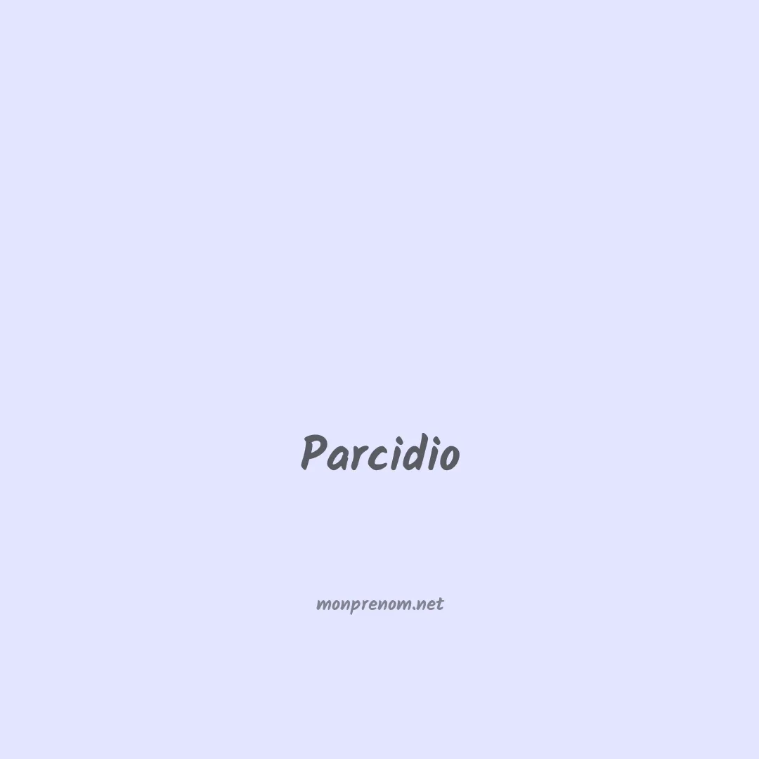 Parcidio en chinois
