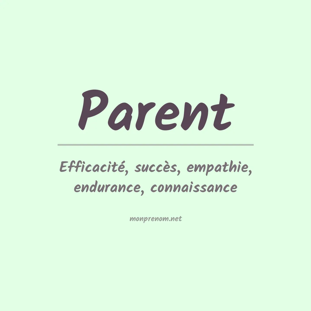 Prénom Parent