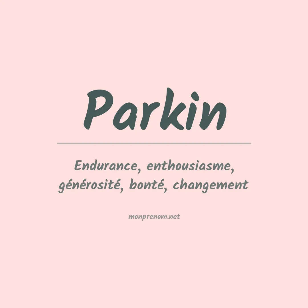 Prénom Parkin