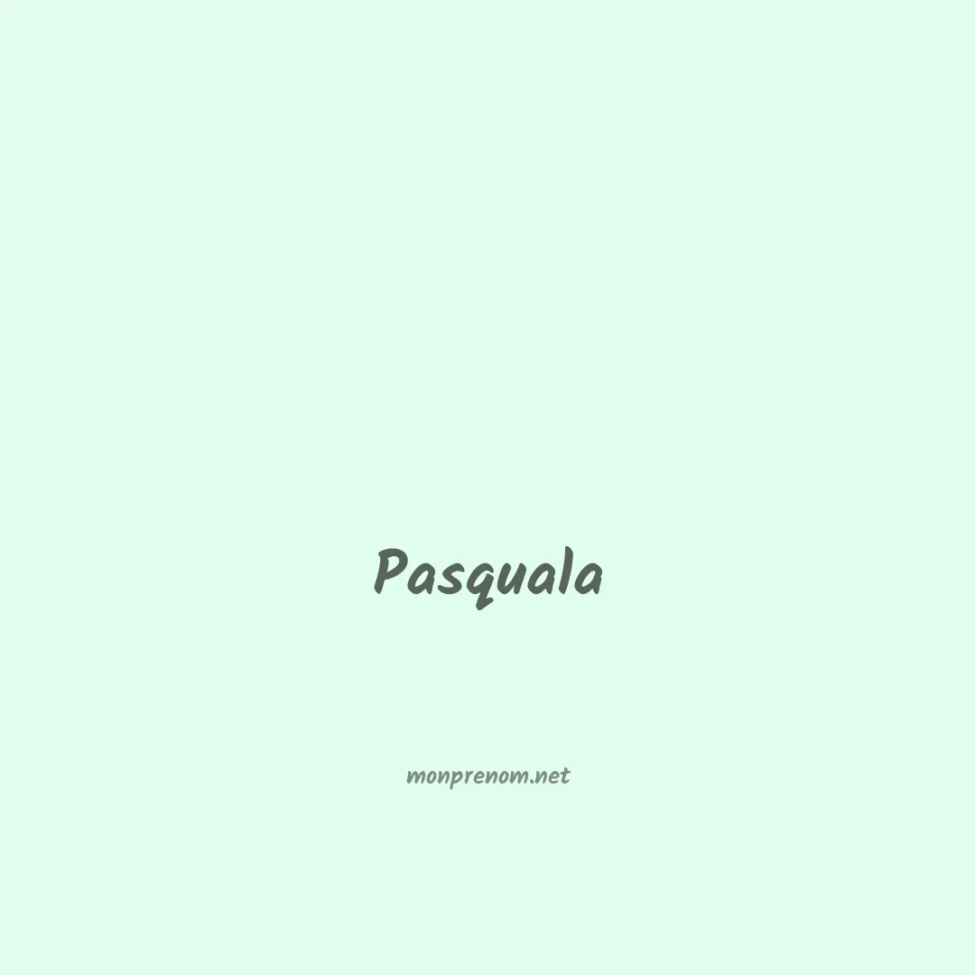 Pasquala en chinois