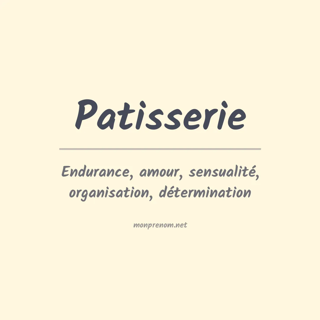 Prénom Patisserie