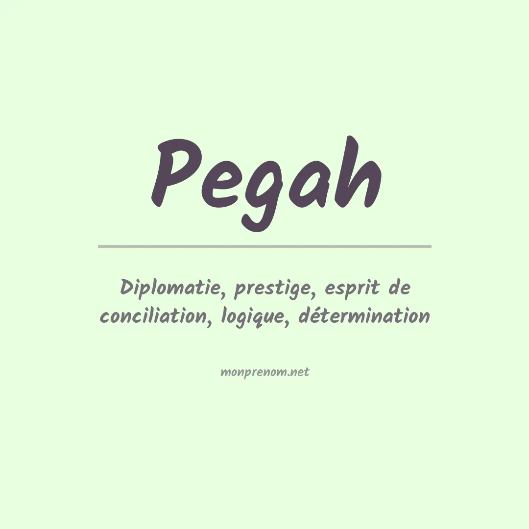Prénom Pegah