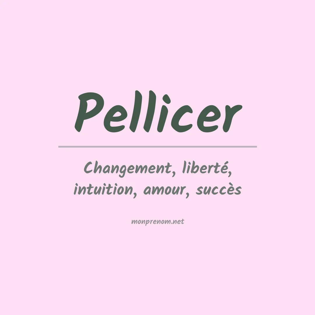 Prénom Pellicer