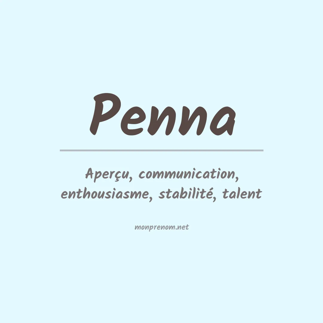 Prénom Penna