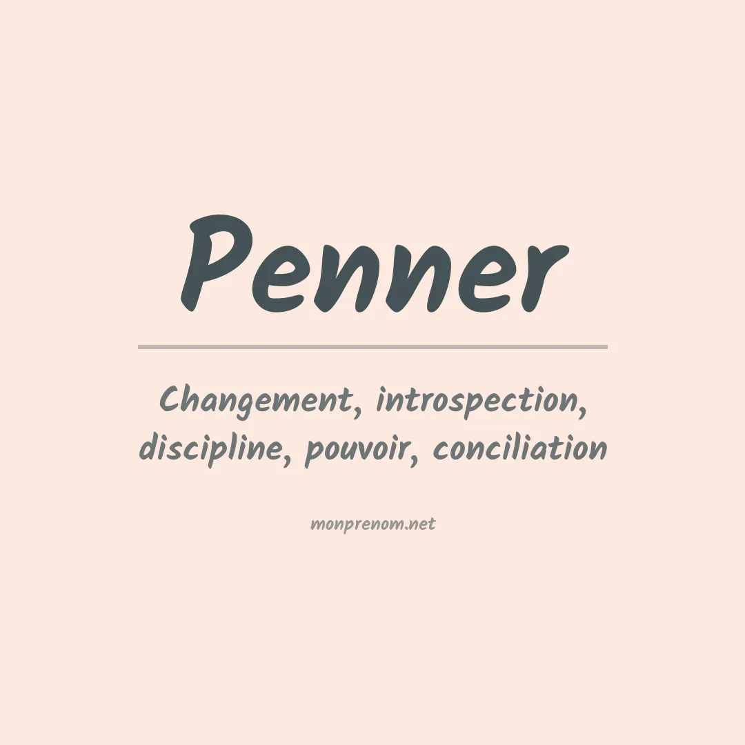 Prénom Penner