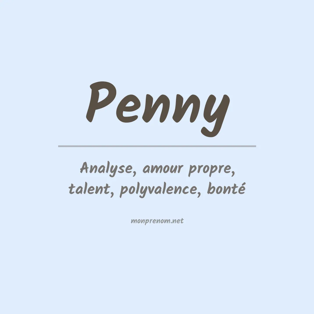 Prénom Penny