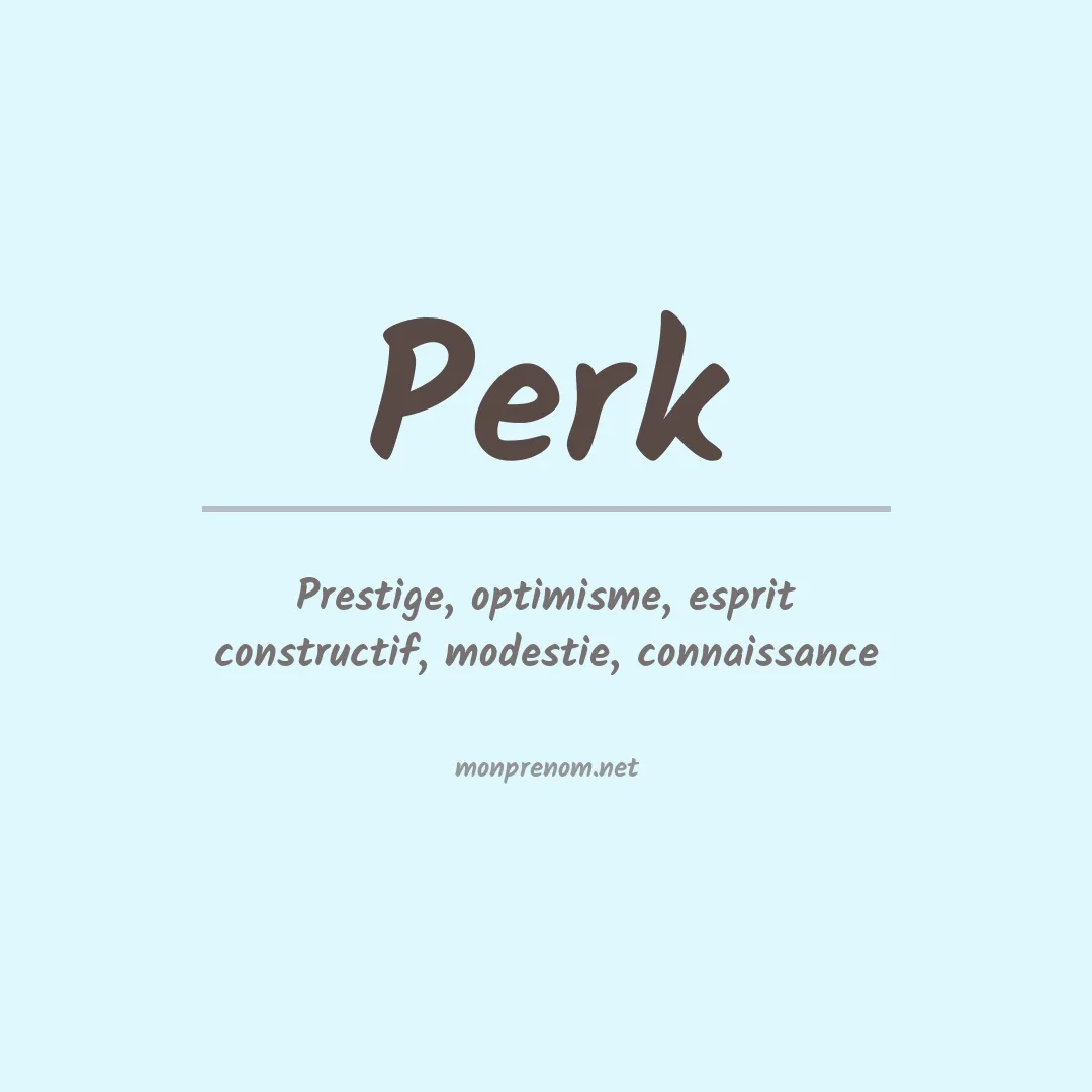 Prénom Perk