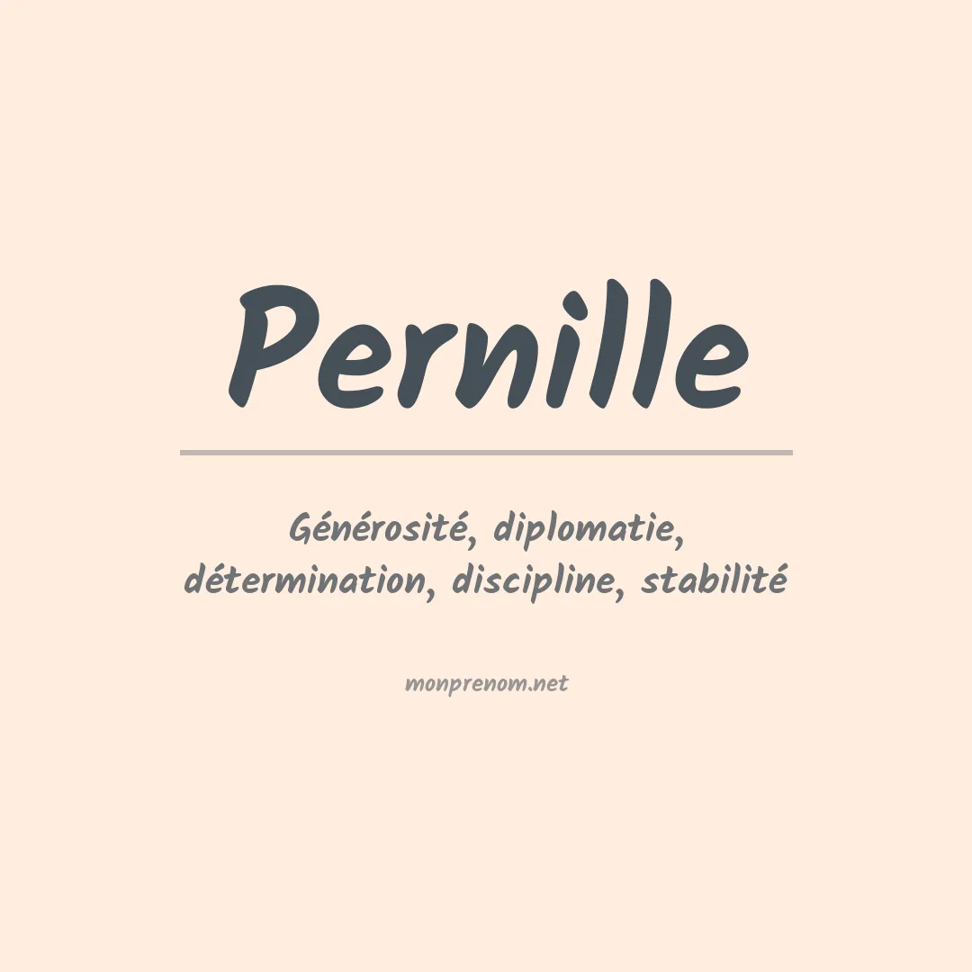Prénom Pernille