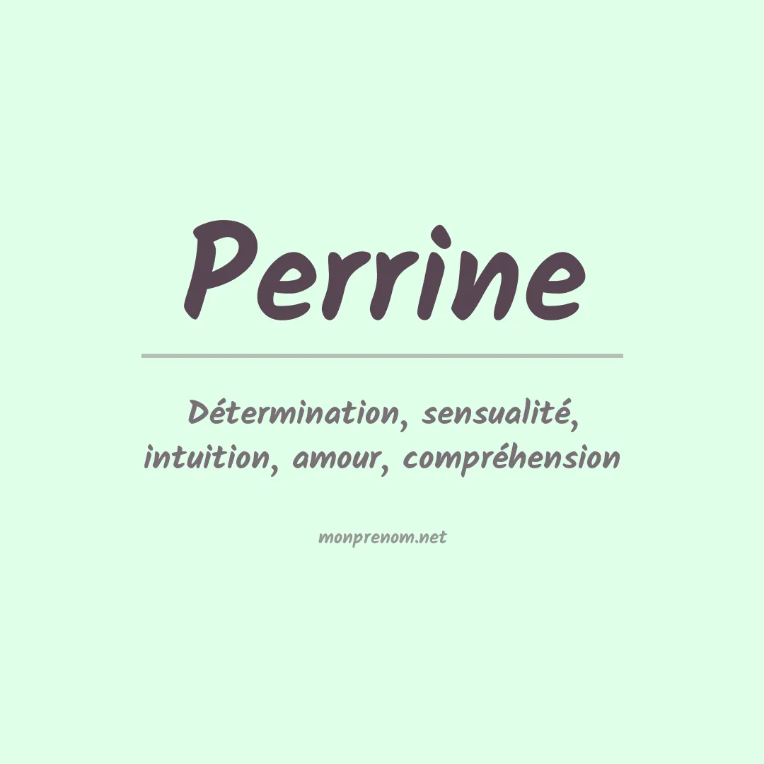 Prénom Perrine