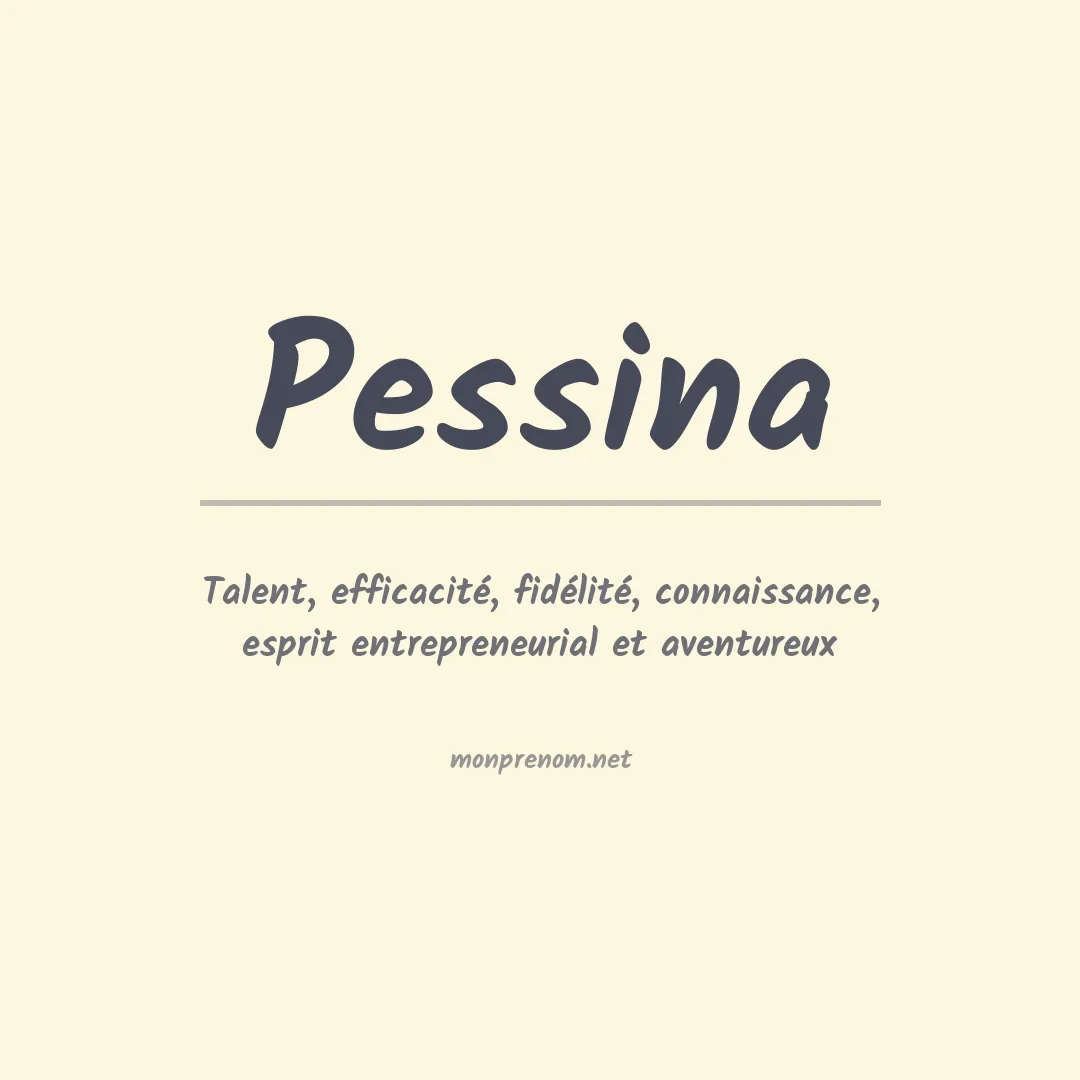 Prénom Pessina