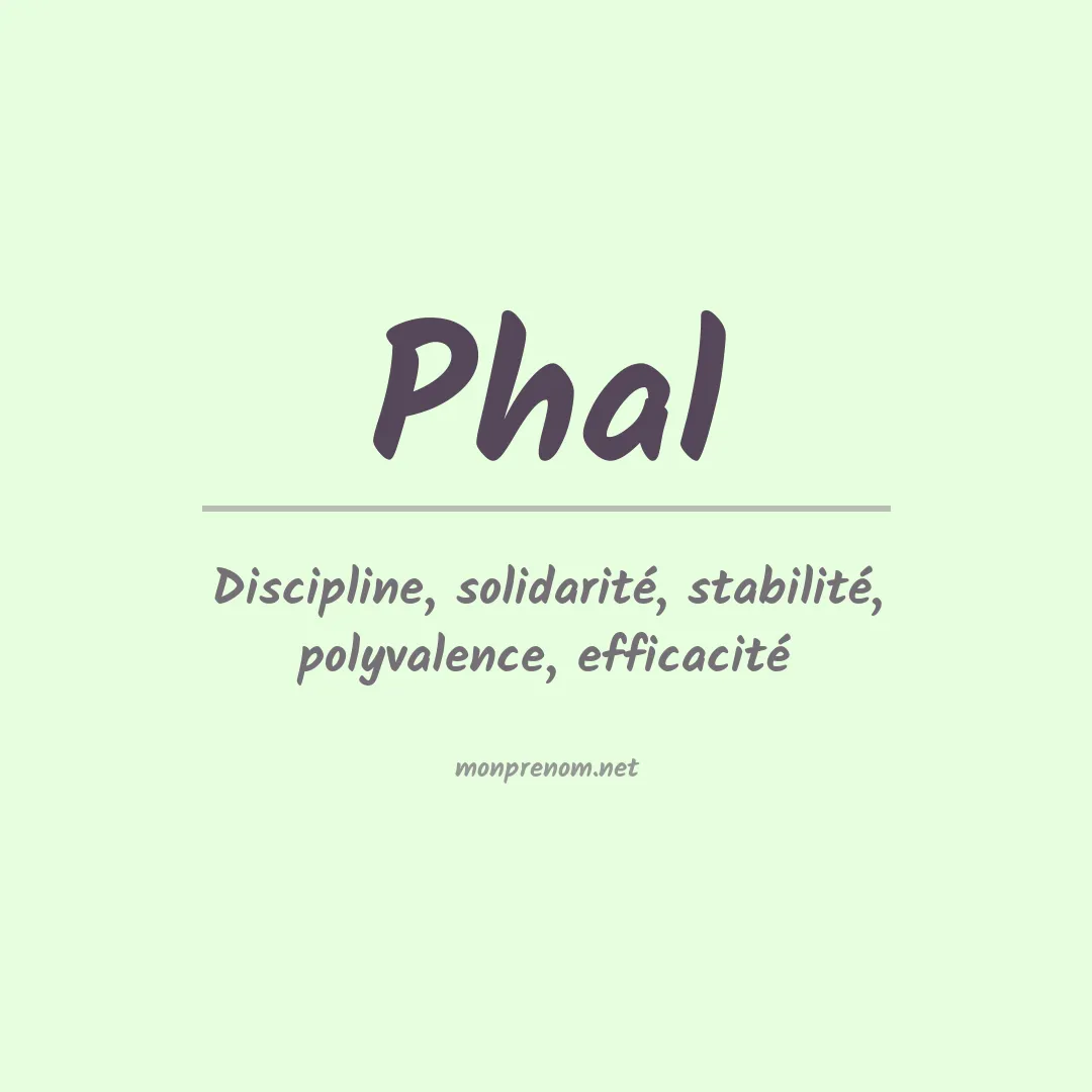Signification du prénom Phal