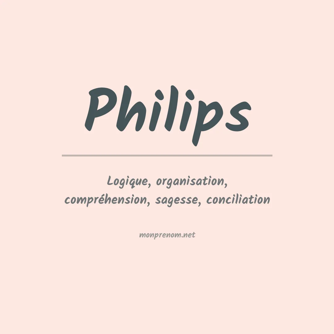 Prénom Philips