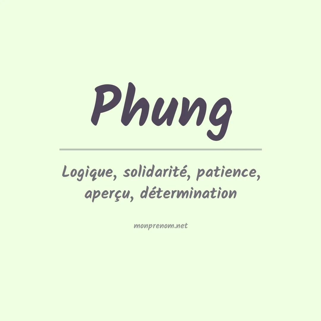 Prénom Phung
