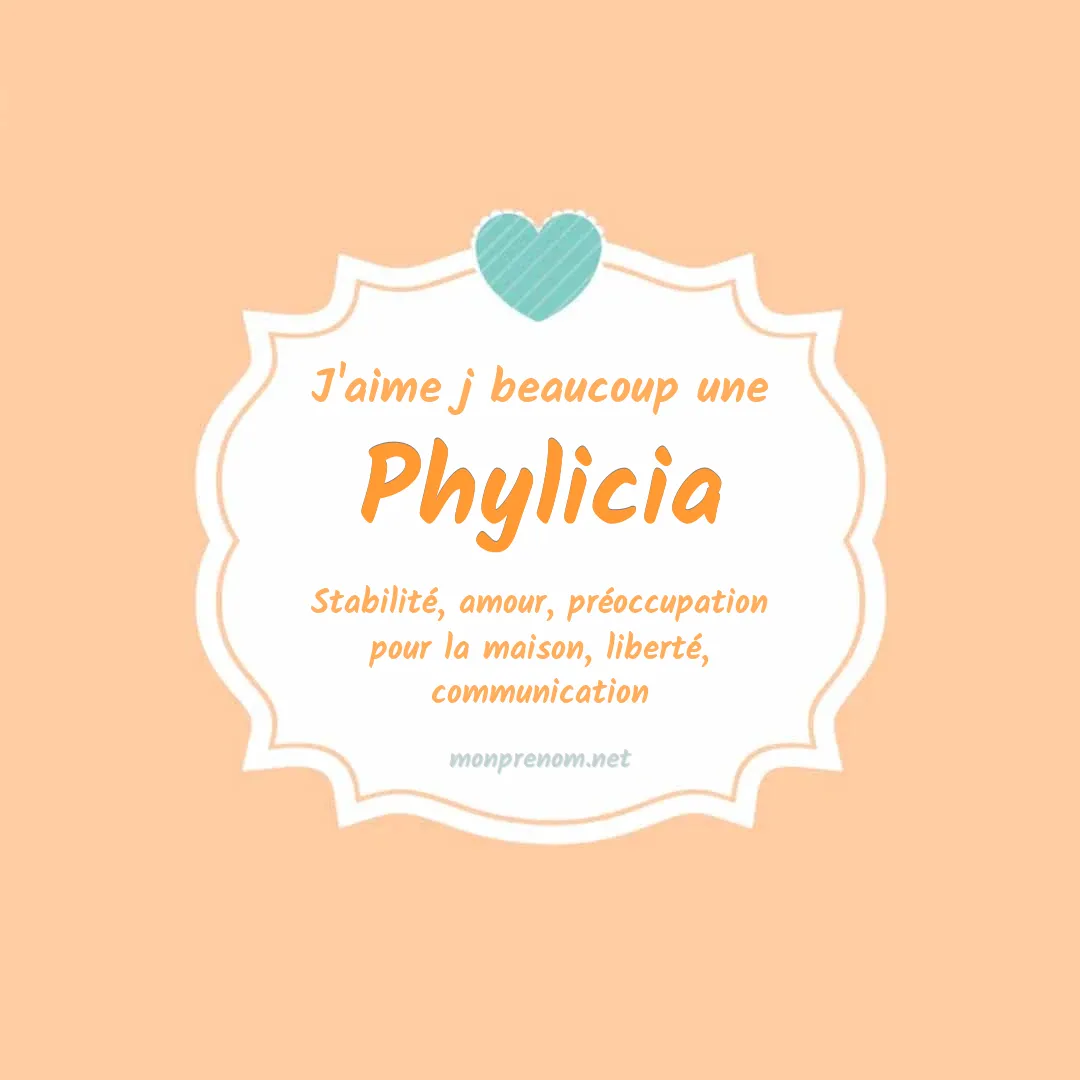 J'aime beaucoup Phylicia