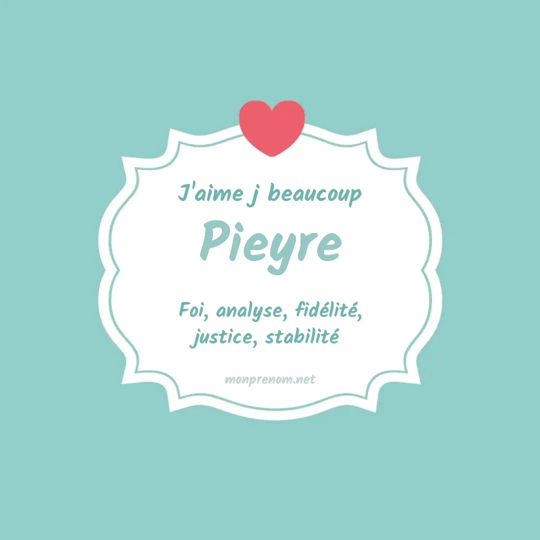 J'aime beaucoup Pieyre