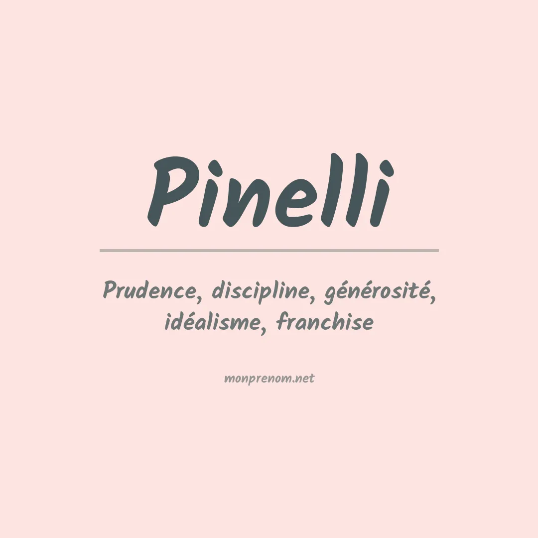 Prénom Pinelli