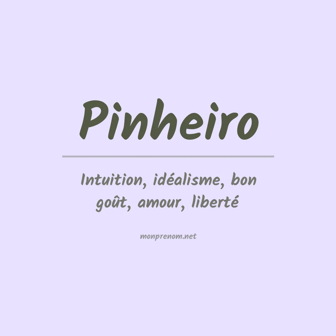 Prénom Pinheiro