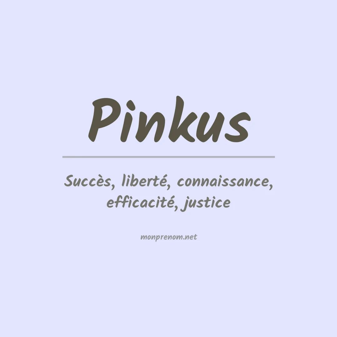 Prénom Pinkus