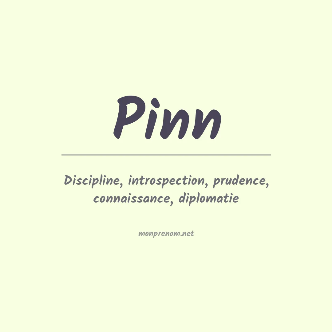 Prénom Pinn
