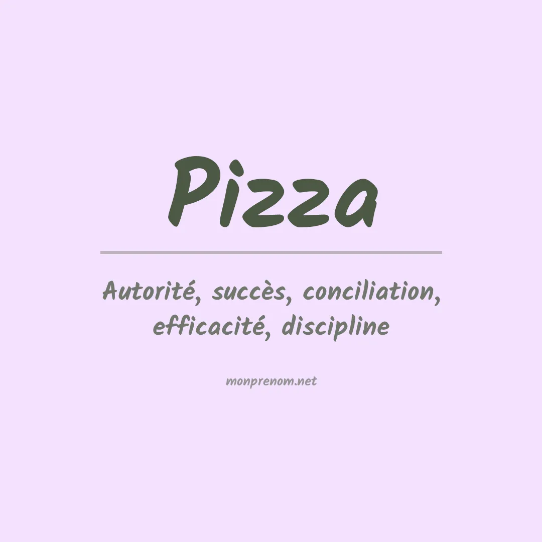 Prénom Pizza