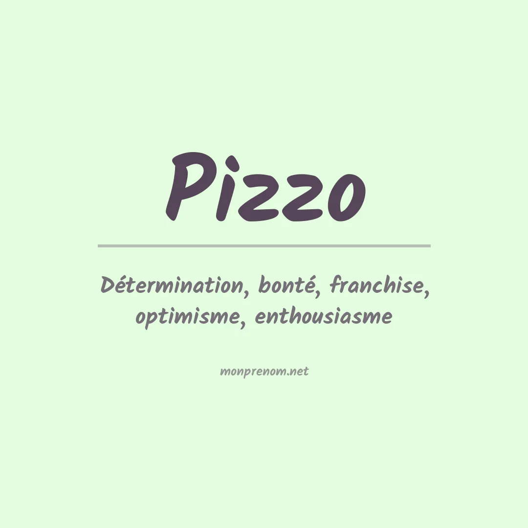 Prénom Pizzo