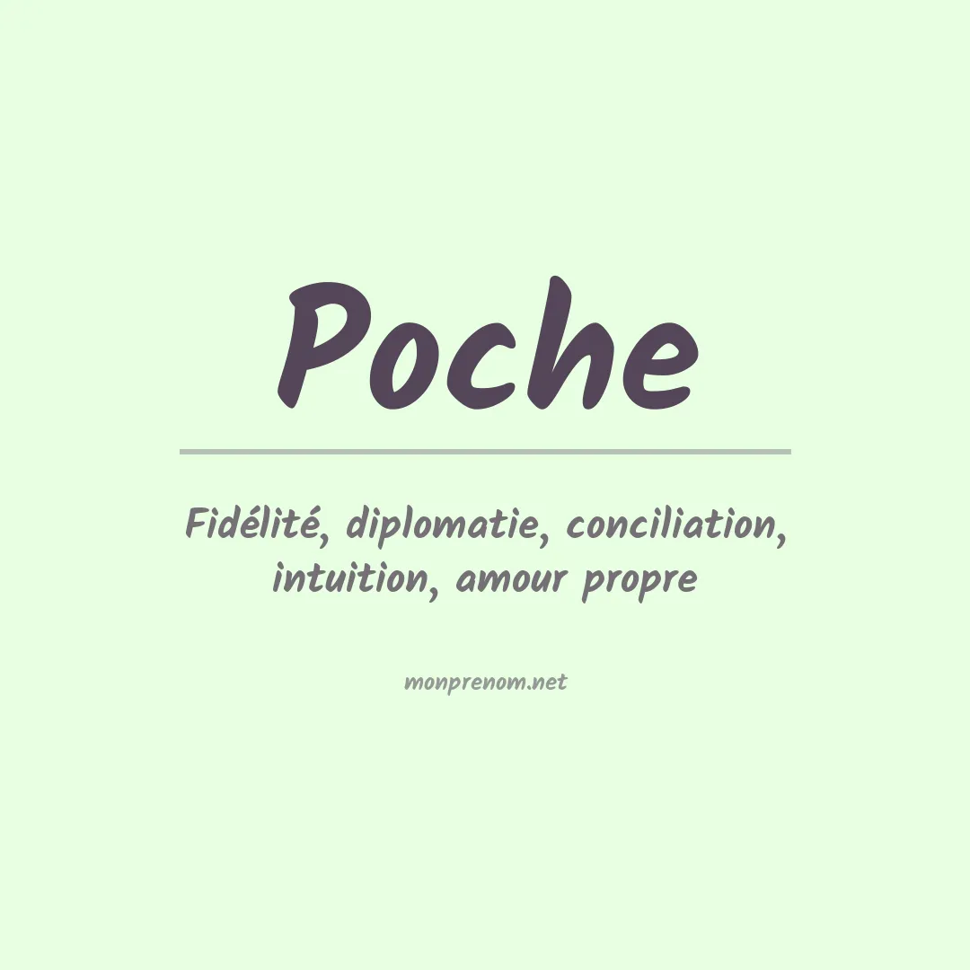 Prénom Poche