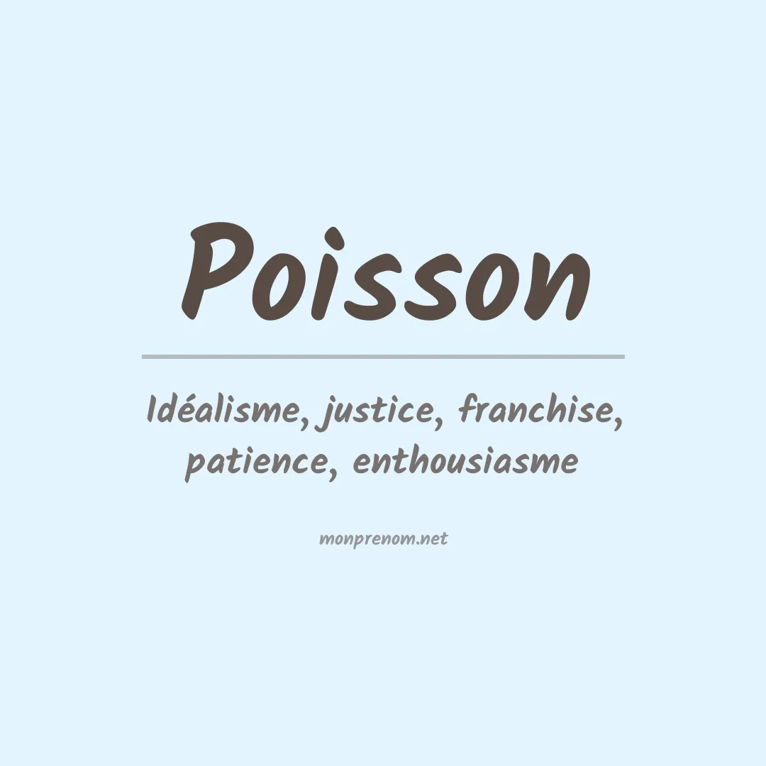 Prénom Poisson