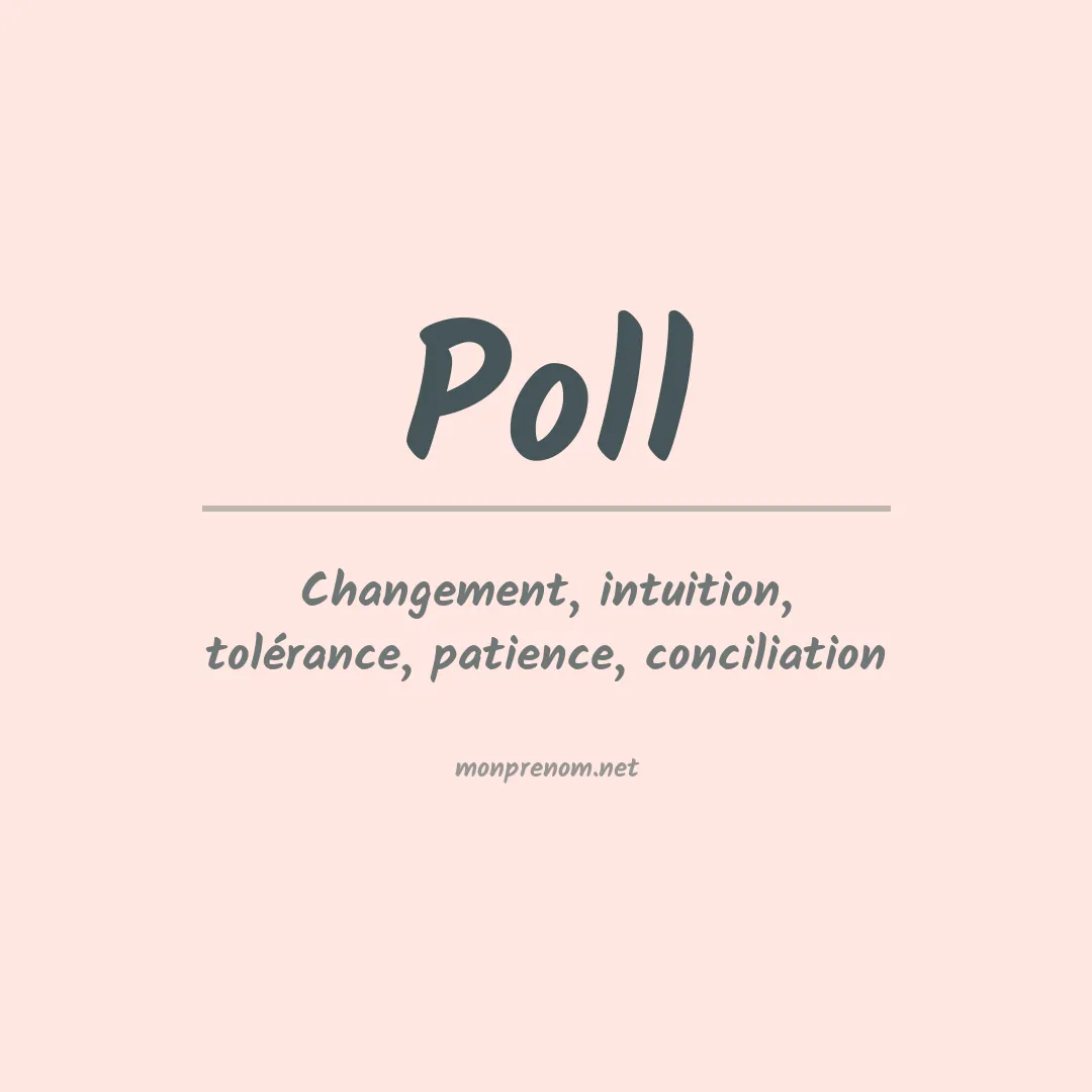 Prénom Poll