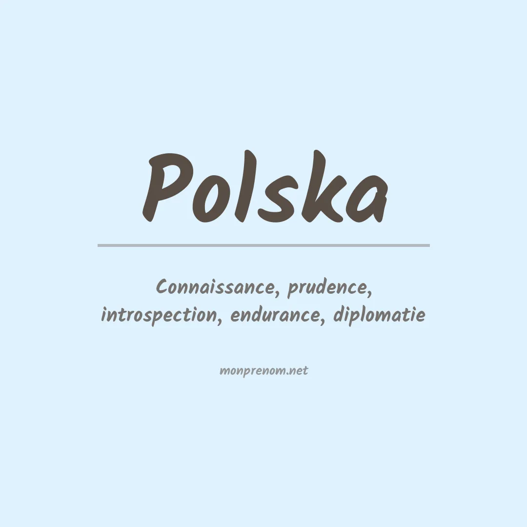 Prénom Polska