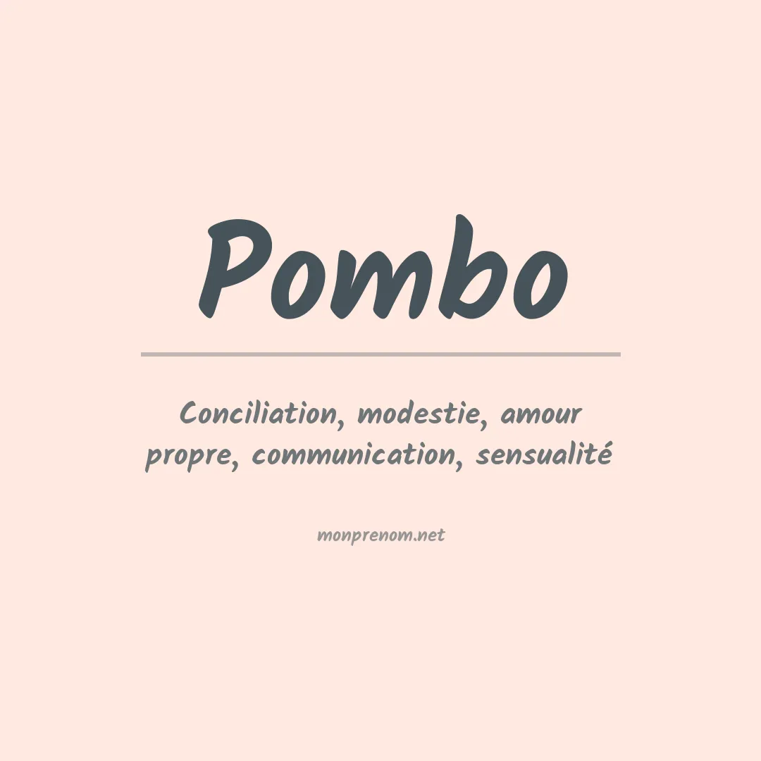 Prénom Pombo