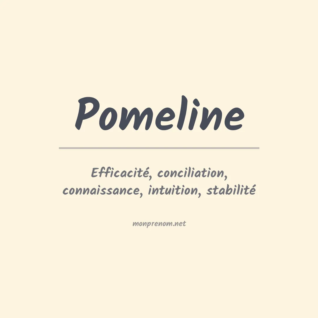 Prénom Pomeline