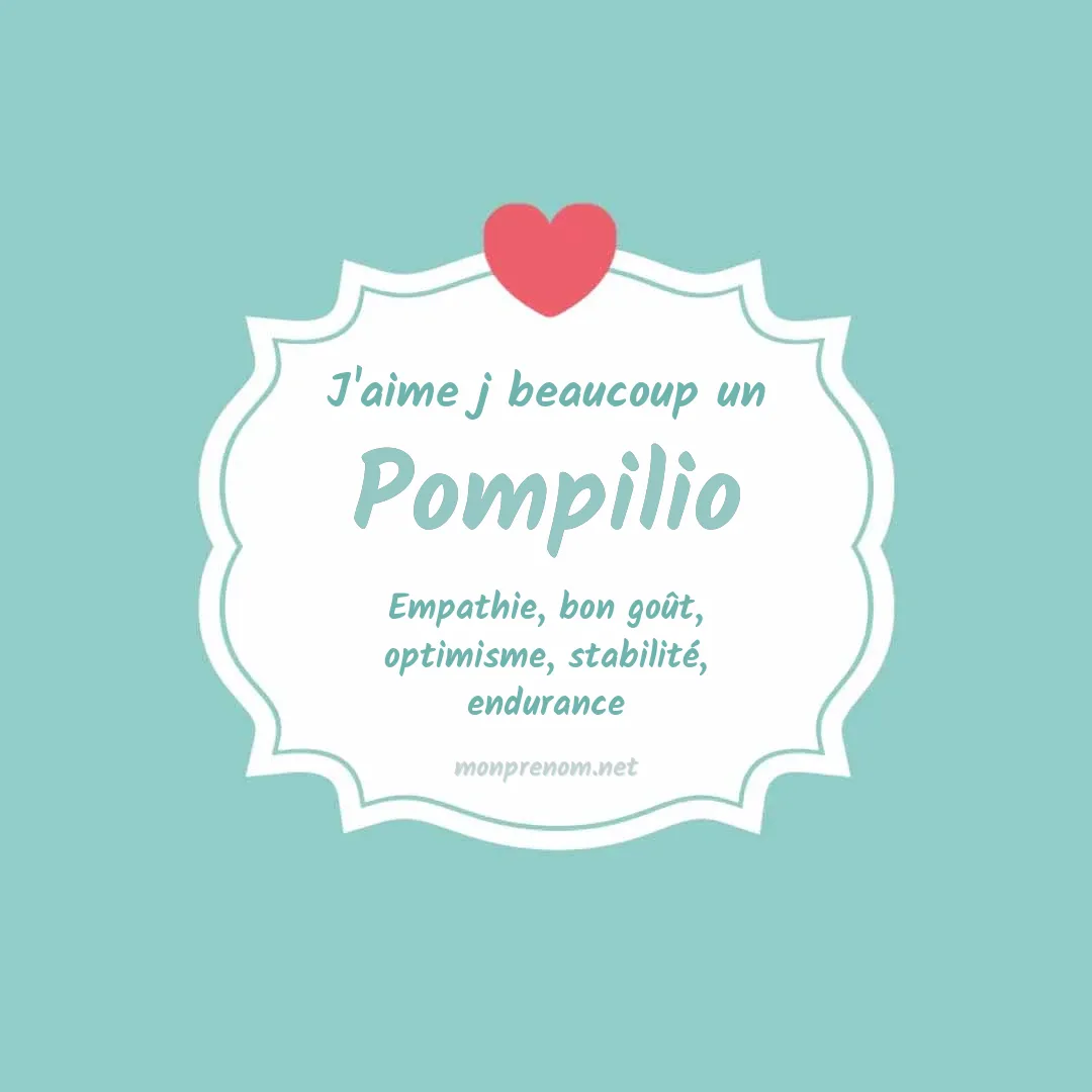 J'aime beaucoup Pompilio