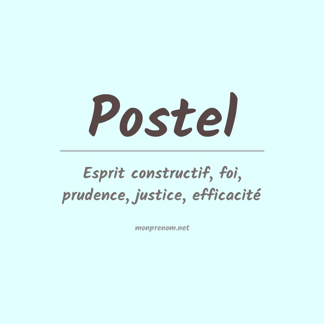 Prénom Postel