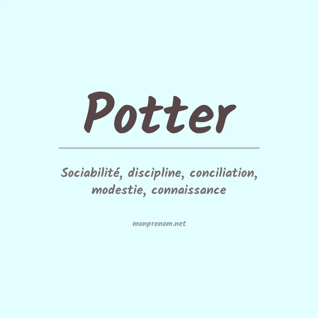 Prénom Potter