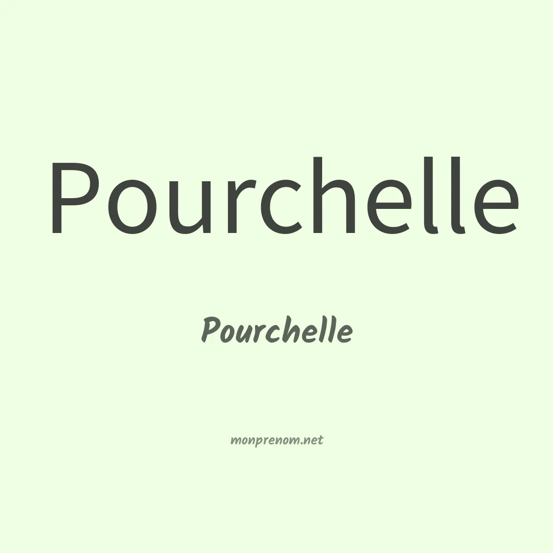 Pourchelle en chinois