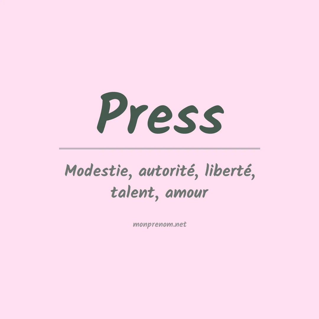 Prénom Press