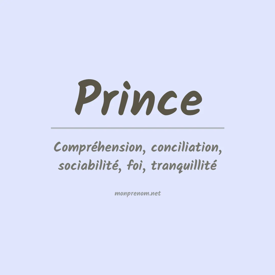 Prénom Prince