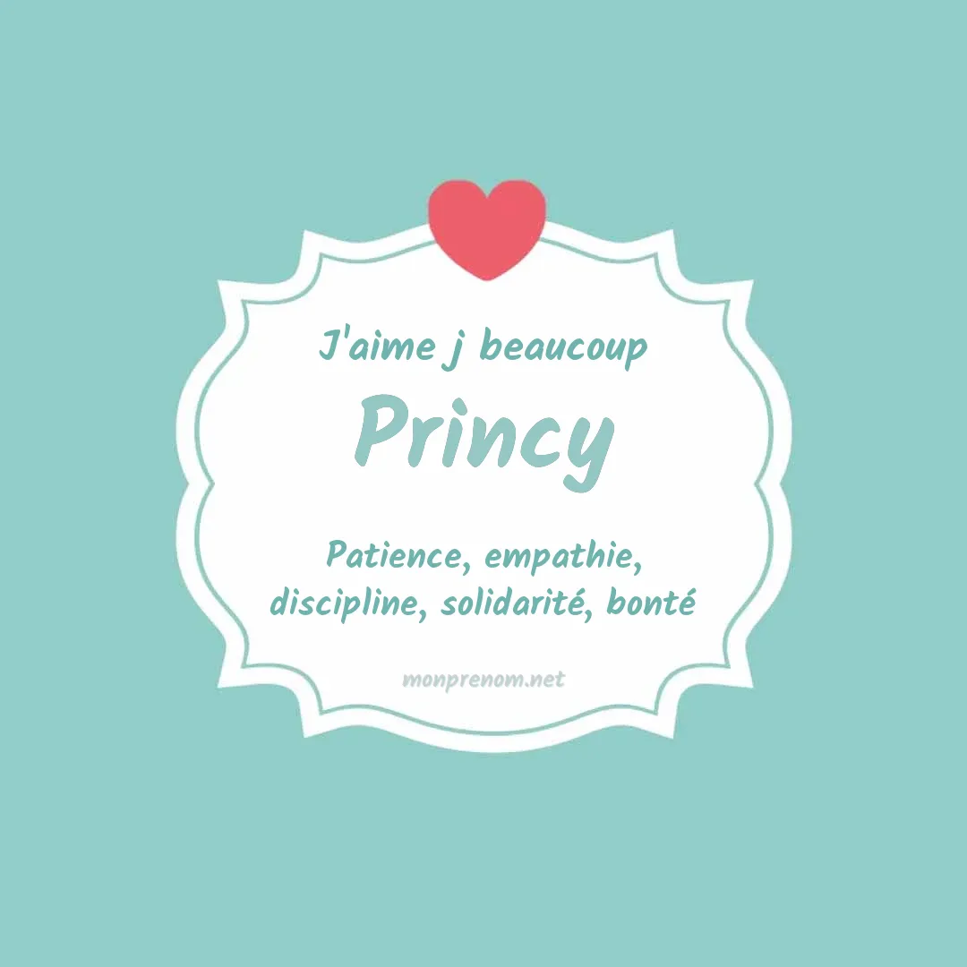 J'aime beaucoup Princy