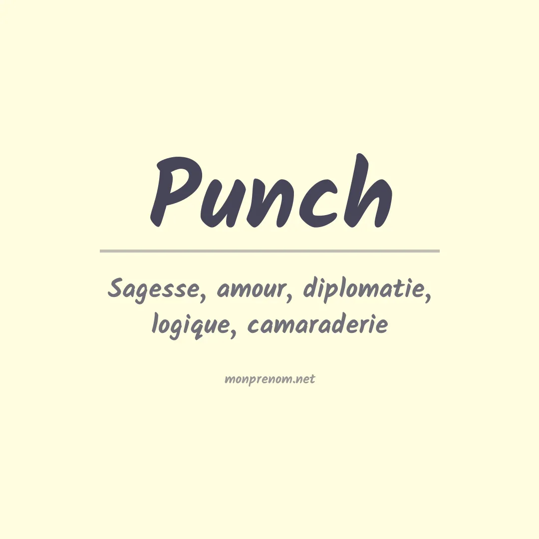 Prénom Punch