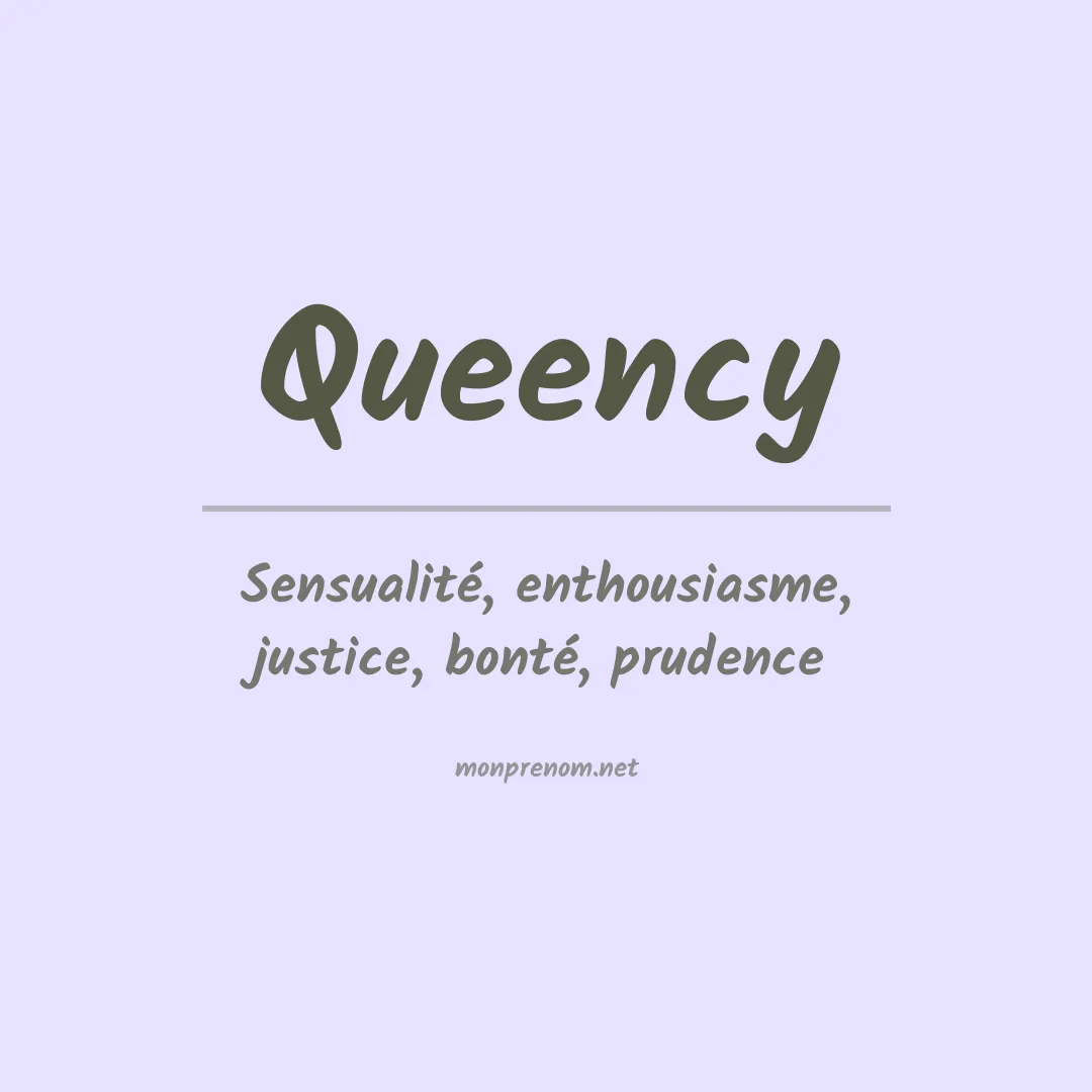 Prénom Queency