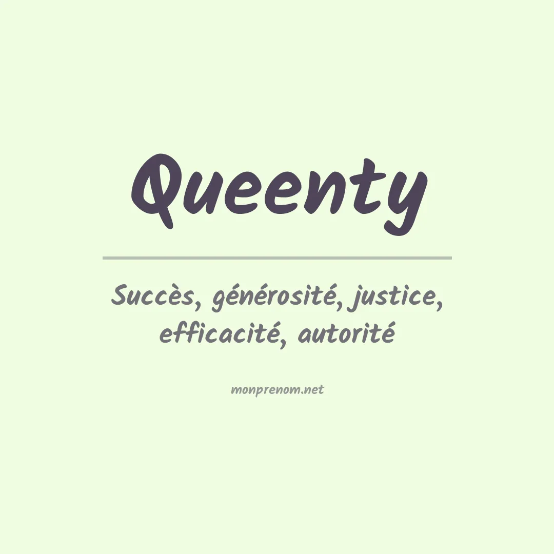 Prénom Queenty