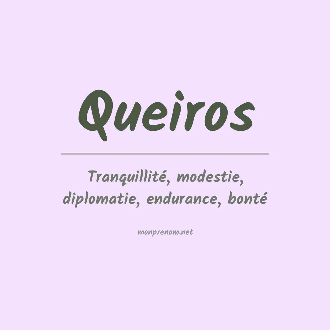 Prénom Queiros