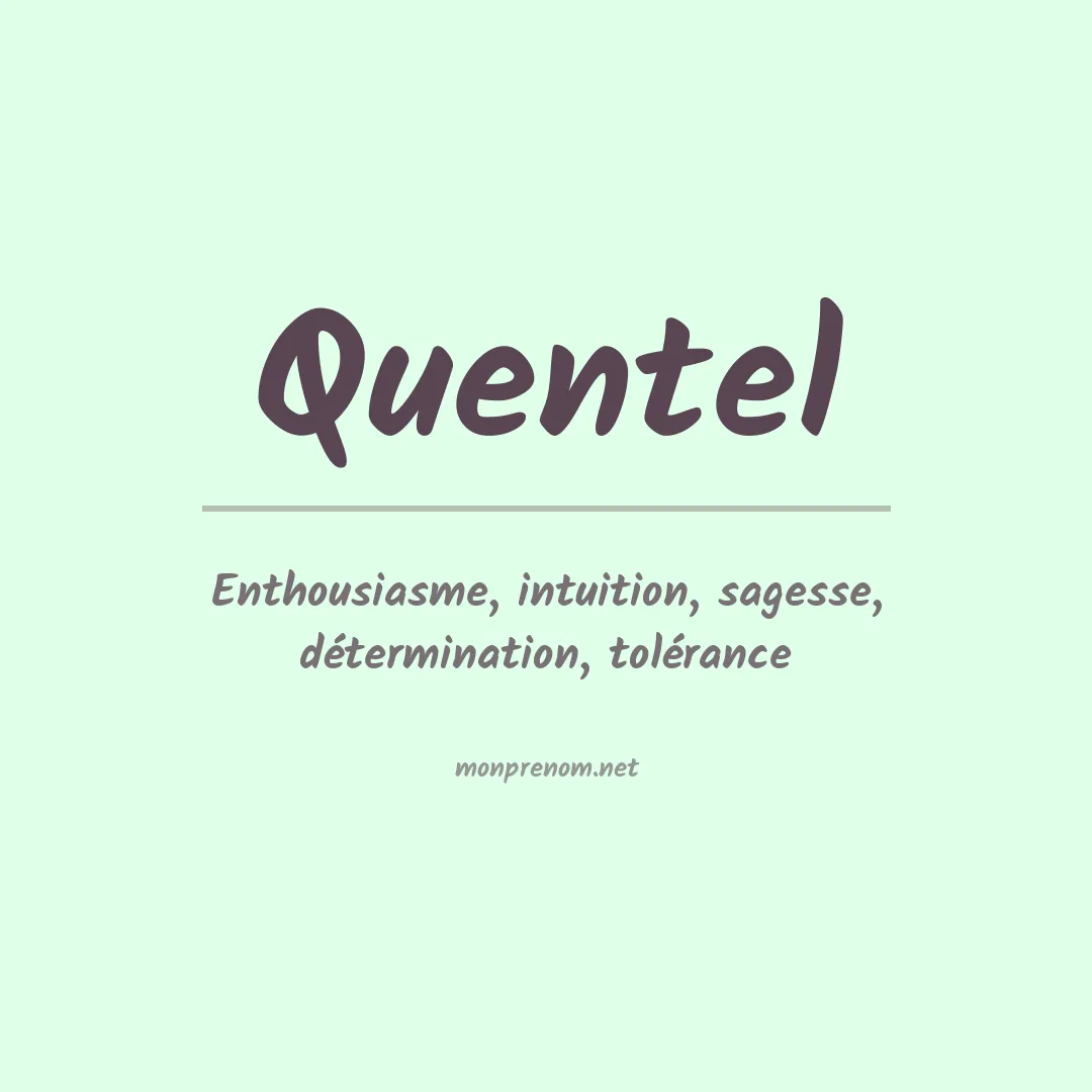 Prénom Quentel