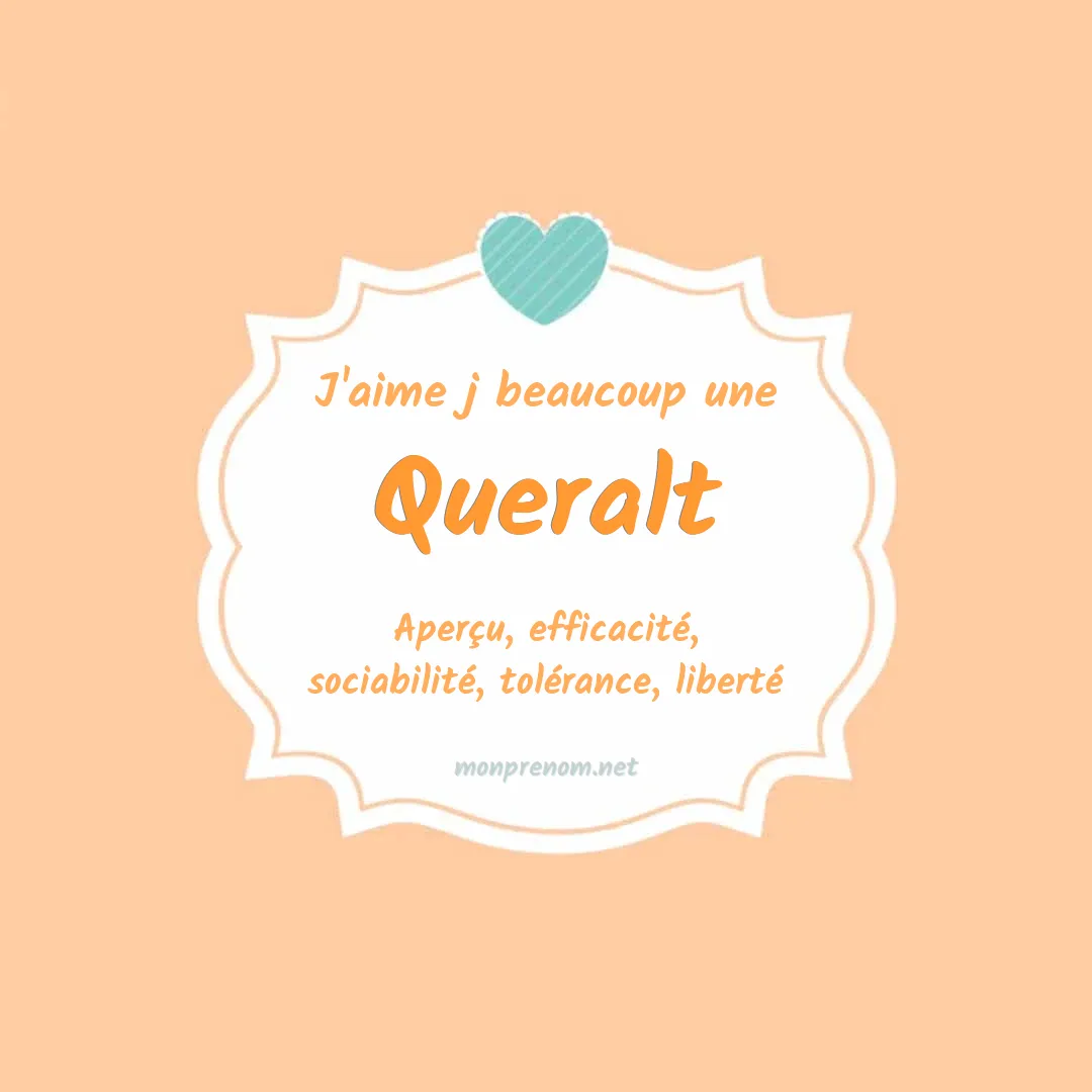 J'aime beaucoup Queralt
