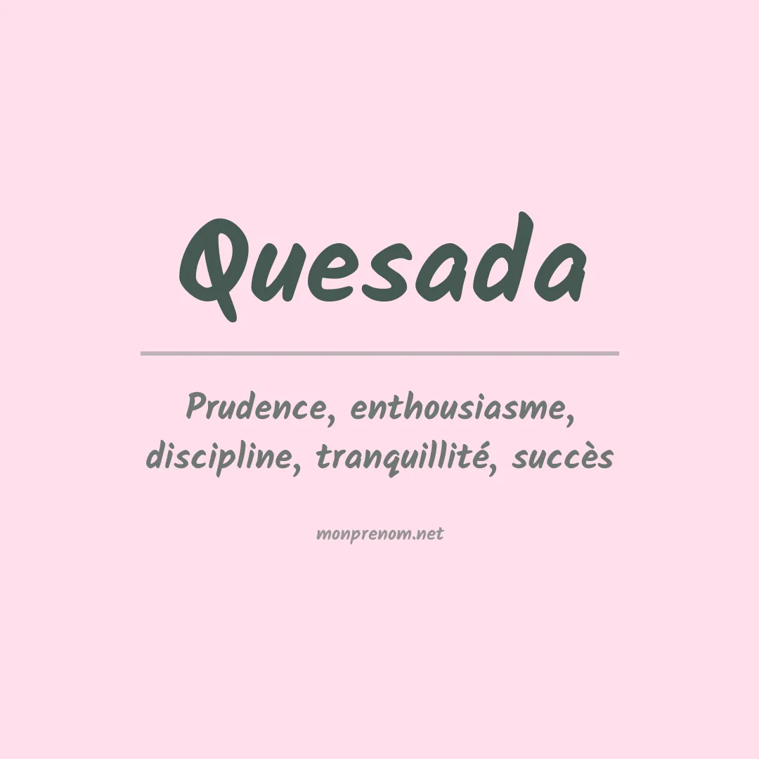 Prénom Quesada