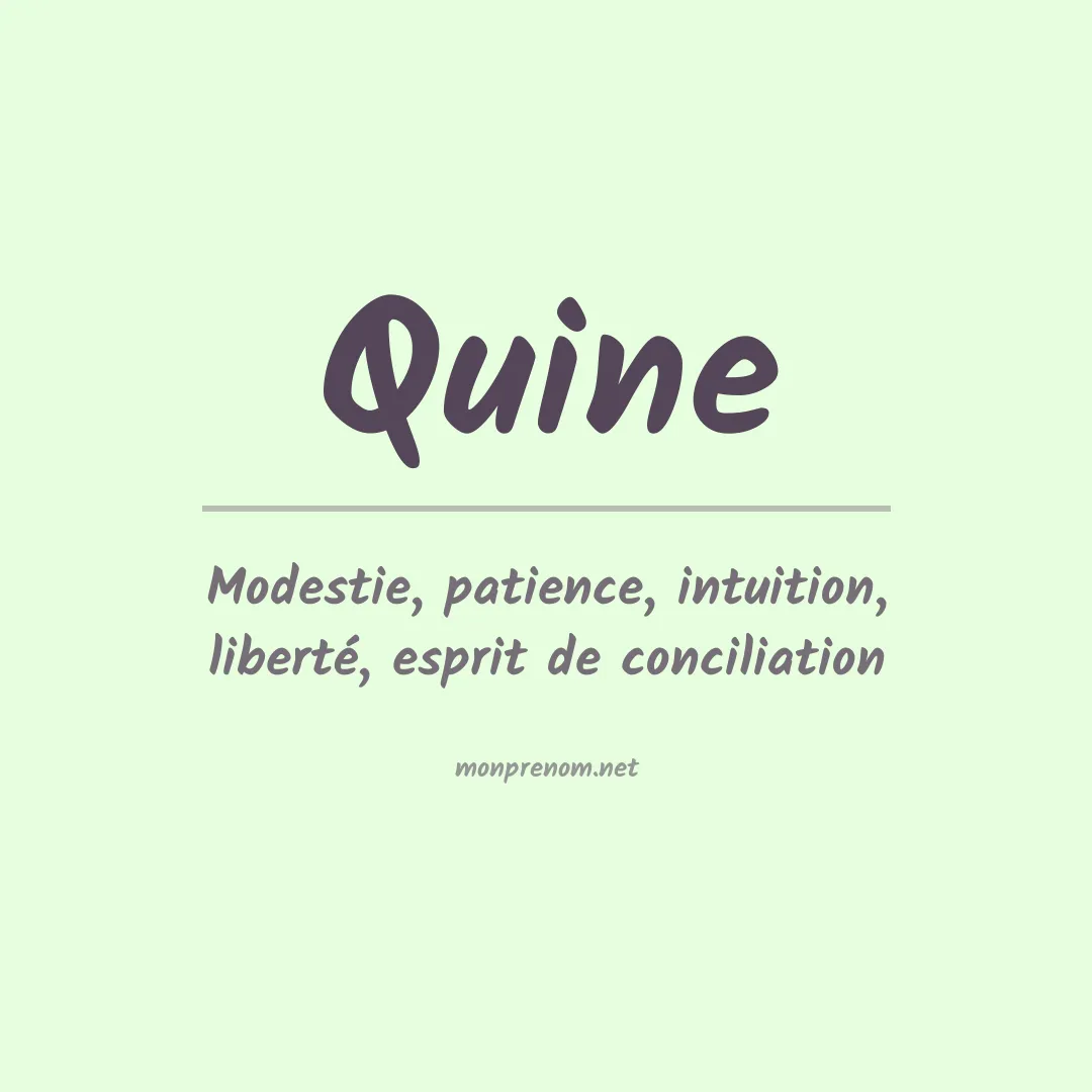 Prénom Quine
