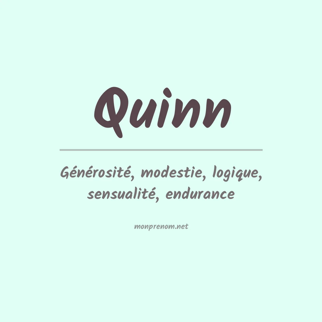 Prénom Quinn