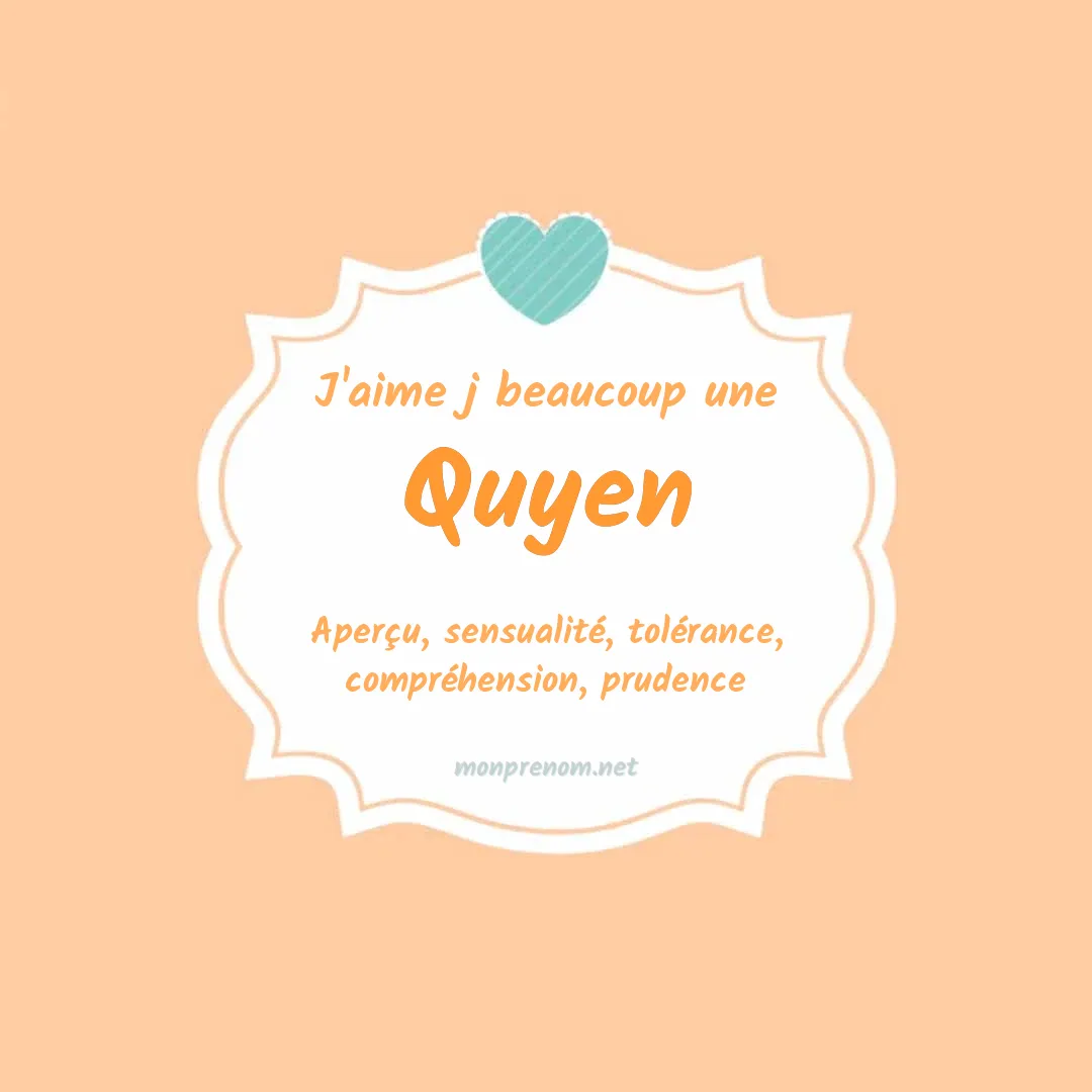 J'aime beaucoup Quyen