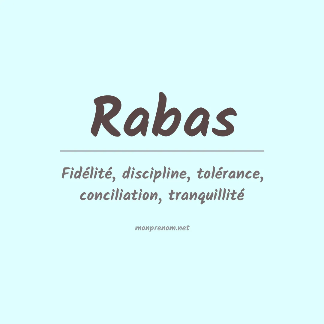 Prénom Rabas